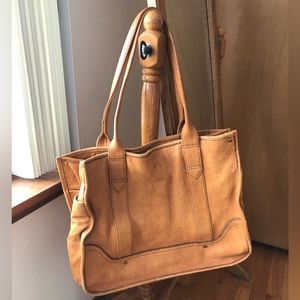 Frye Madison Shopper Tote Tan